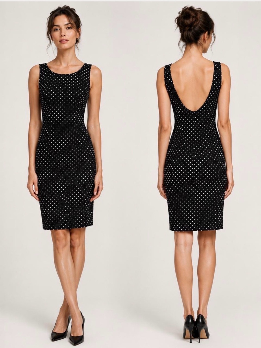 Vintage Dossier Donna Italian Polka Dot Dress – XS/S
